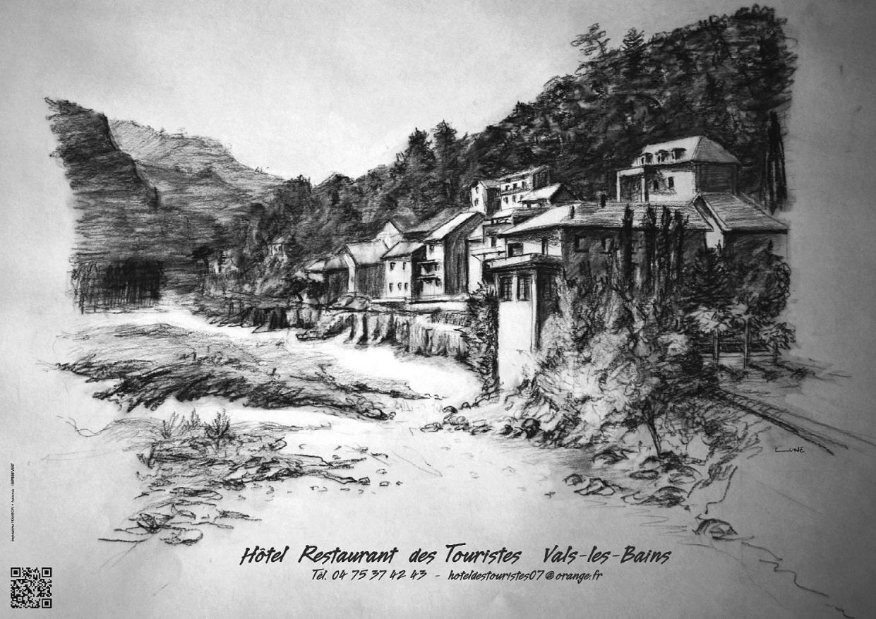 Hotel Restaurant Les Touristes Vals-les-Bains Exteriér fotografie